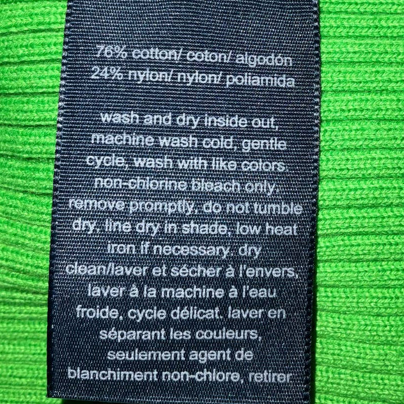 Tommy Hilfiger Women's Sailor-Neck Ribbed Sweater Cotton Blend Green XL NWT - Picture 3 of 7